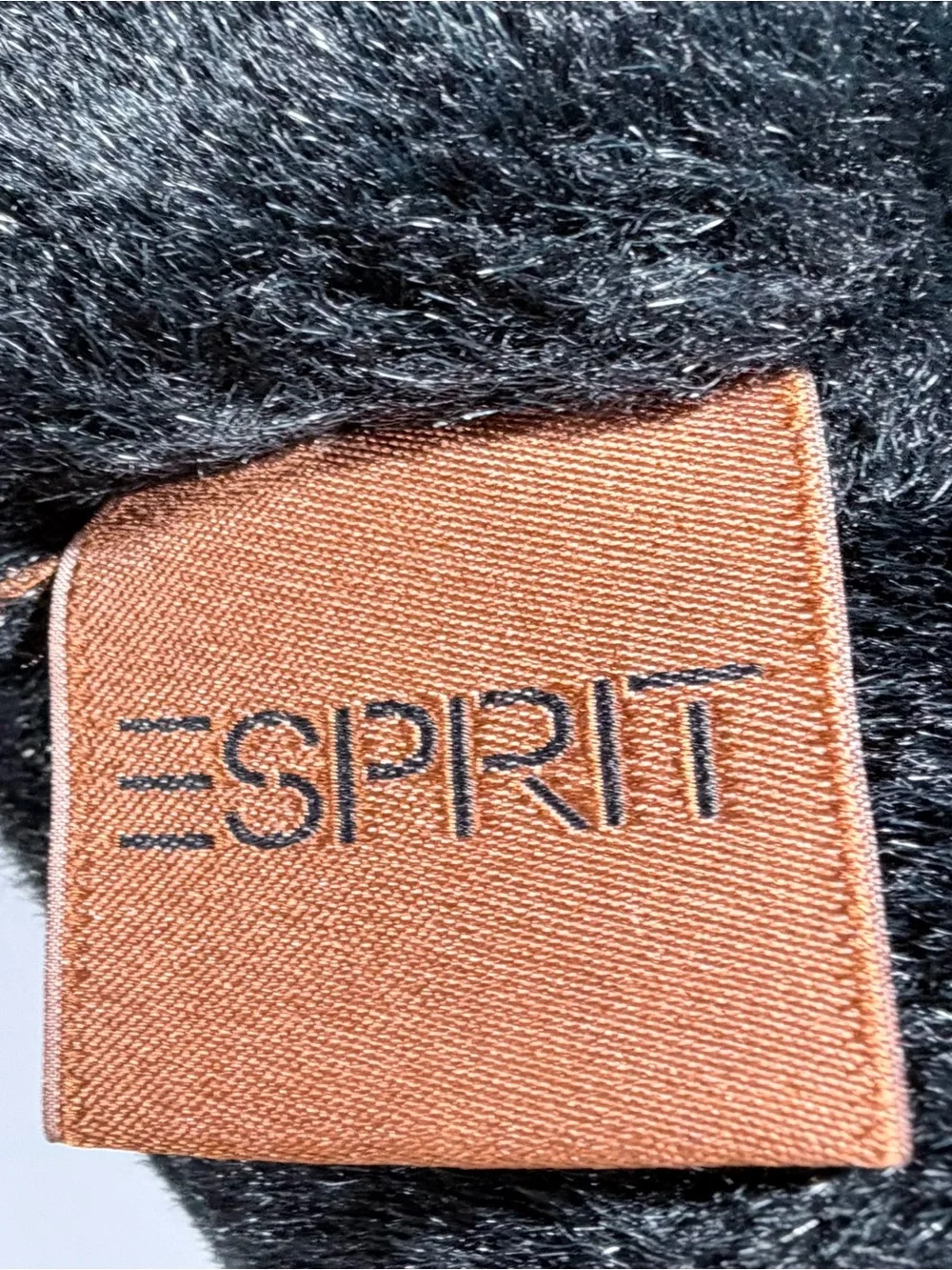 🧸🖤 Vintage 90’s ESPRIT | Black Teddy Bear Backpack Purse | Grunge Y2K Goth RARE